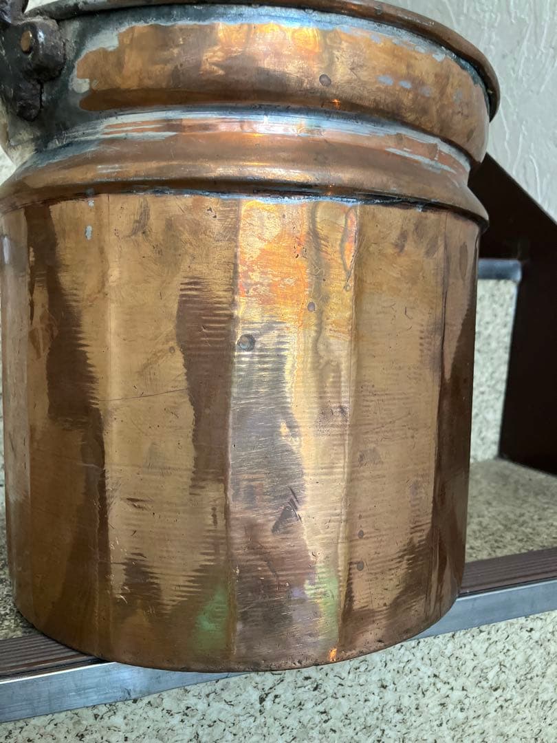アンティーク古道具　銅製バケツ