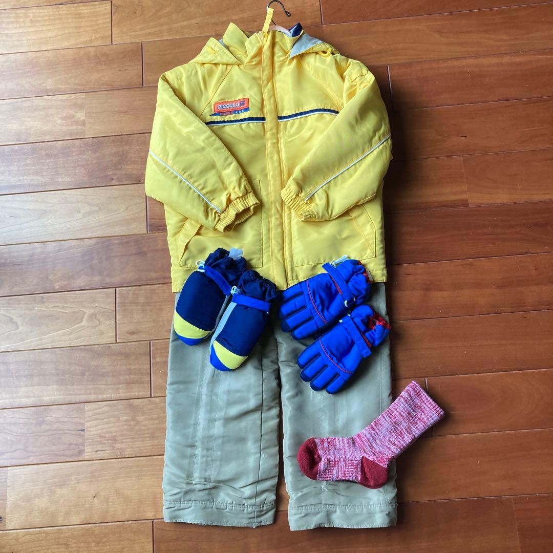 フェニックス 子ども用 スキーウェアセット（手袋2個、靴下付き）110