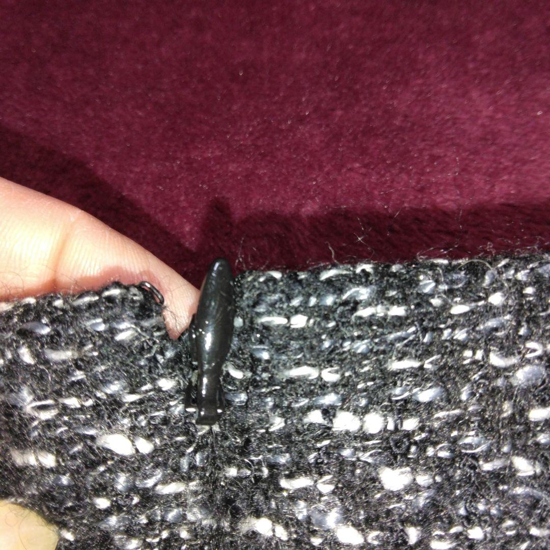 エムズグレイシー膝丈ドッキングワンピースブラック38