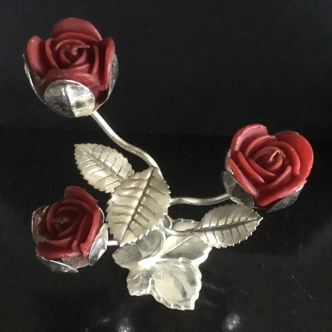 アンティーク　キャンドルスタンド　TARNISH -RESISTANT