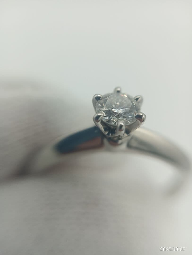 Tiffany & Co. 0.18ct プラチナリング