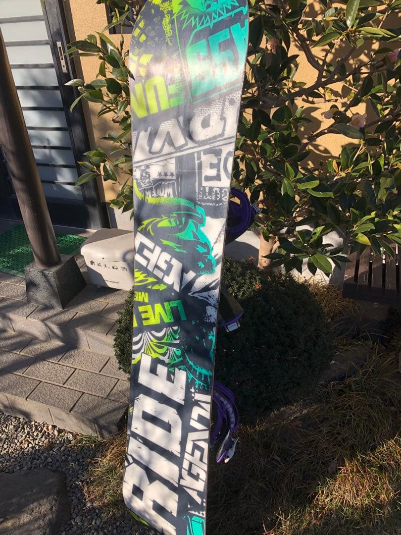 RIDE スノーボードセット VOLCOM BURTON
