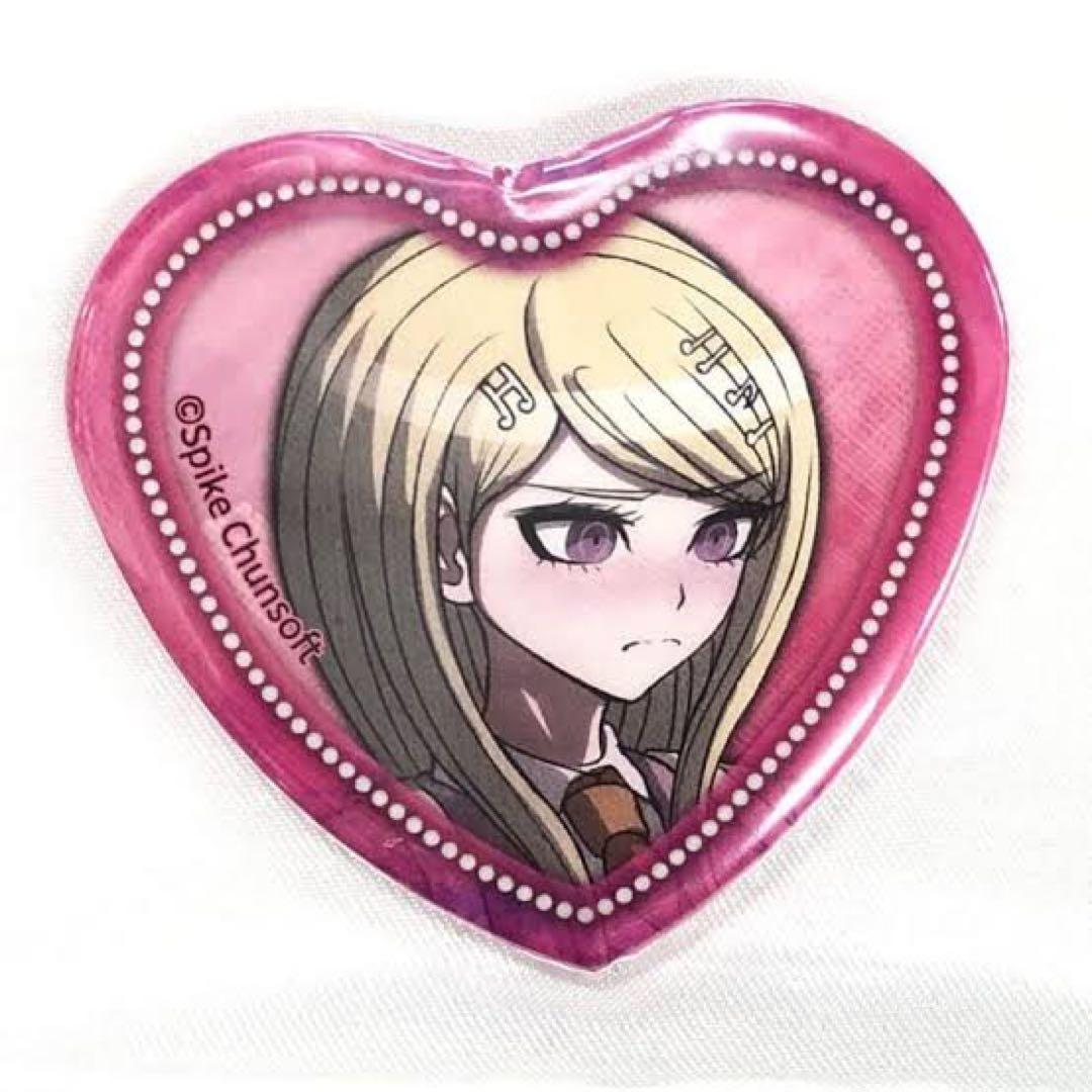 ダンガンロンパ ナンジャタウン テレ顔 照れ顔 ハート缶バッジ 赤松楓