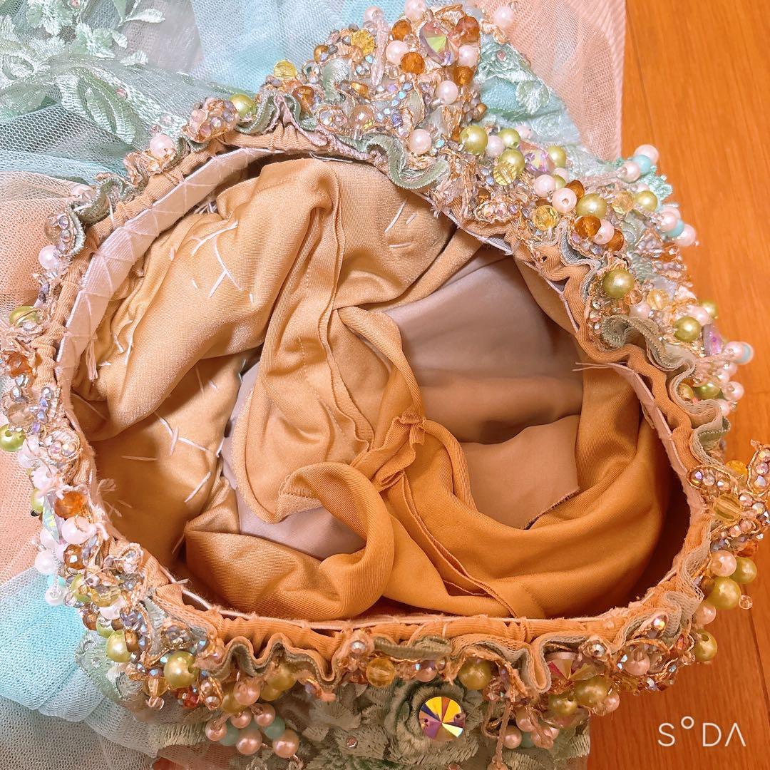 ベリーダンス Amr セットアップ ミントグリーン(ペールブルー