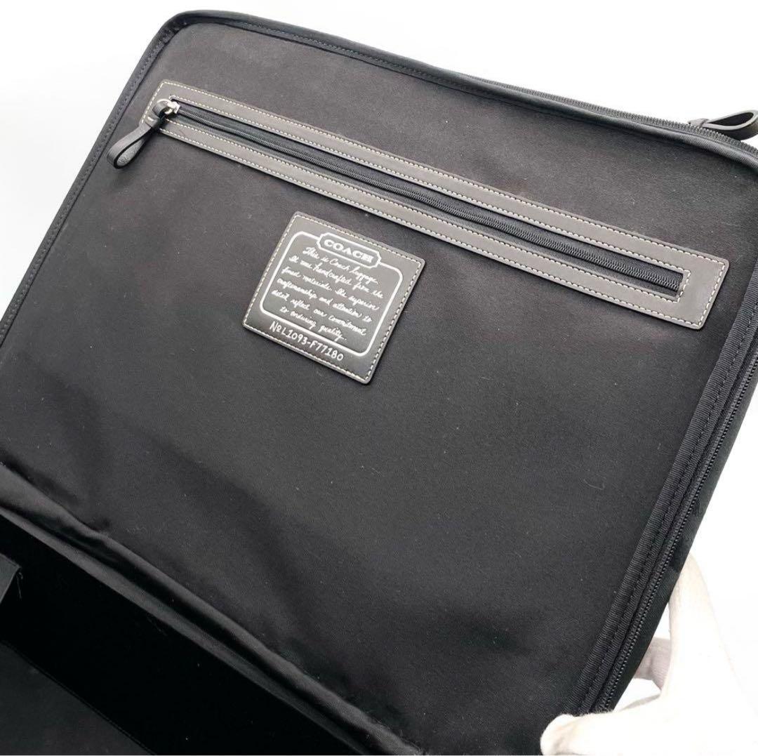 希少】極美品 コーチ キャリーケース スーツケース シグネチャー ブラック