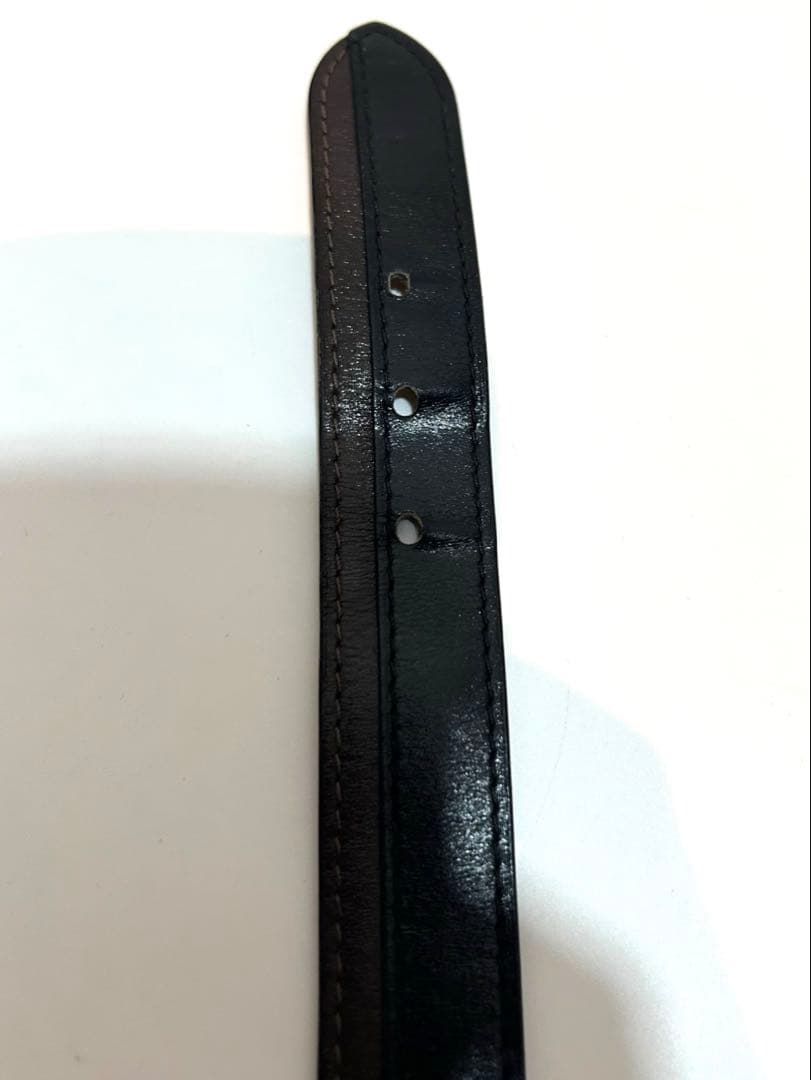 【美品】HERMES Etriviere レザー ブレスレット バングル