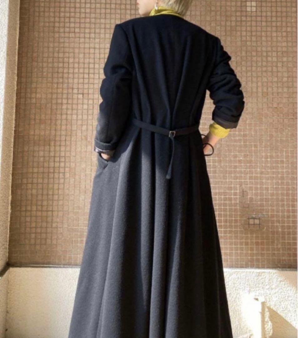 Ameri Vintage ロングコート　ブラック