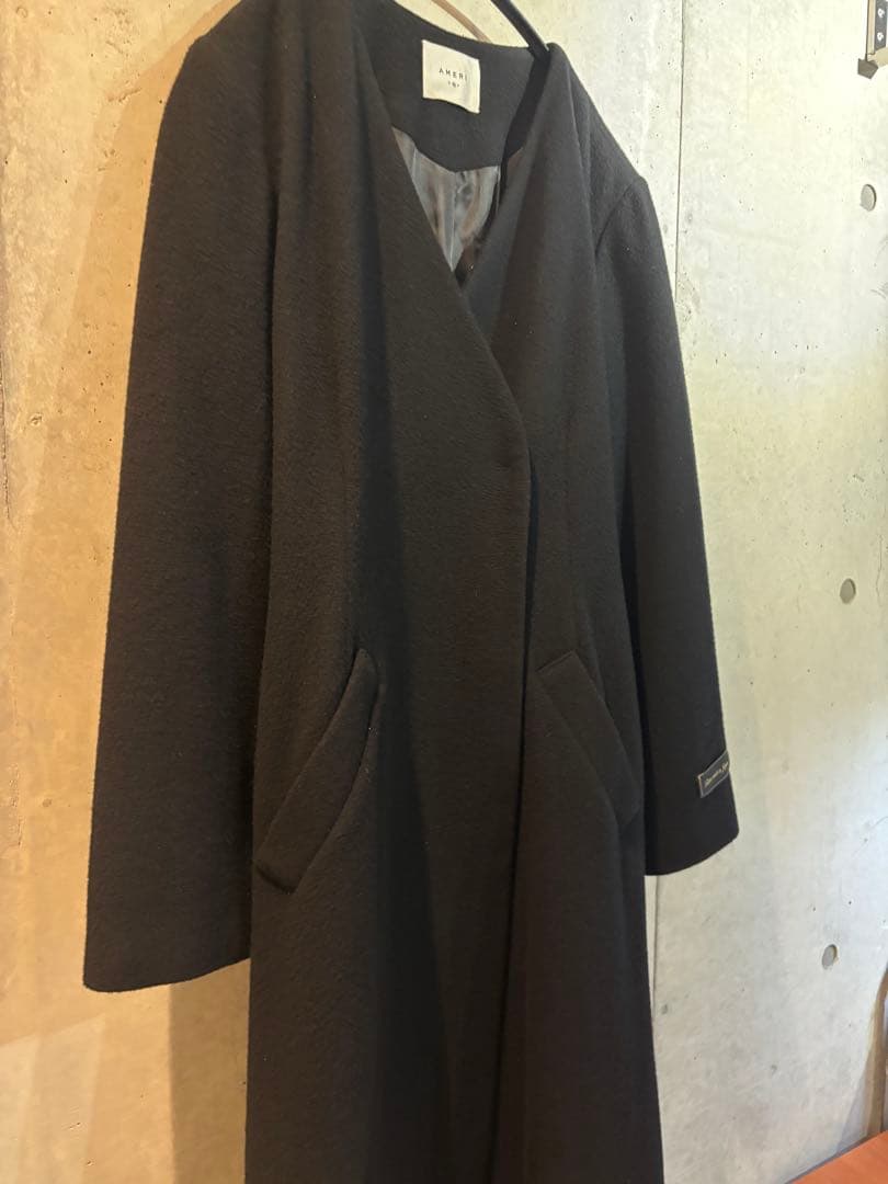 Ameri Vintage ロングコート　ブラック