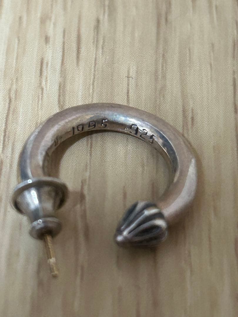 シルバー925 フープピアス 片耳用