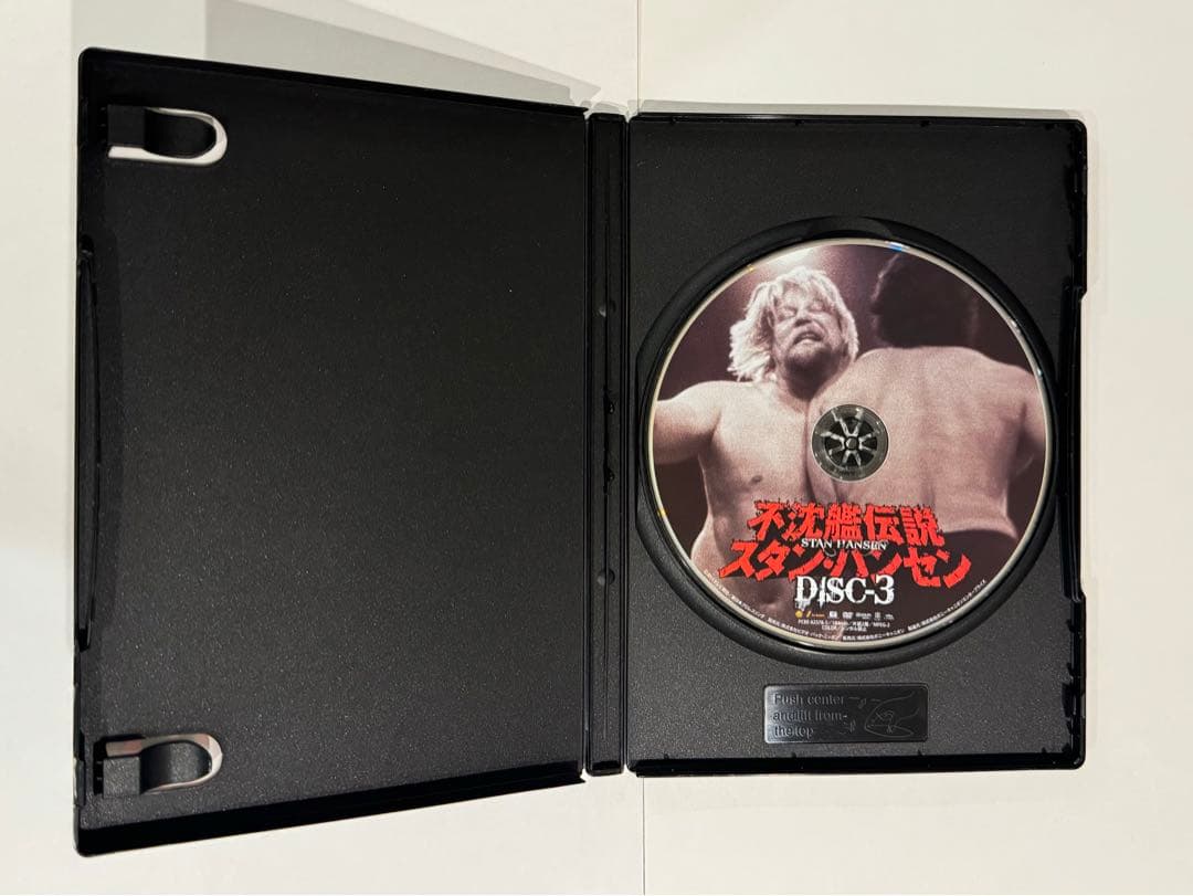 値下げ【中古美品】不沈艦伝説 スタン・ハンセン（DVD3枚）初回限定試合記録冊子