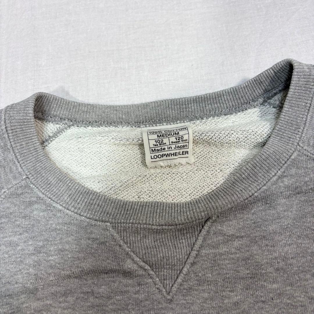 ループウィラー loopwheeler クルーネックスウェットシャツ