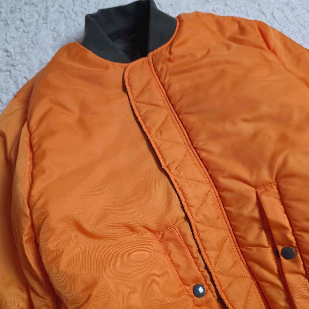 極美品 アルファインダストリーズ MA1 カーキ オレンジ XL ジャケット