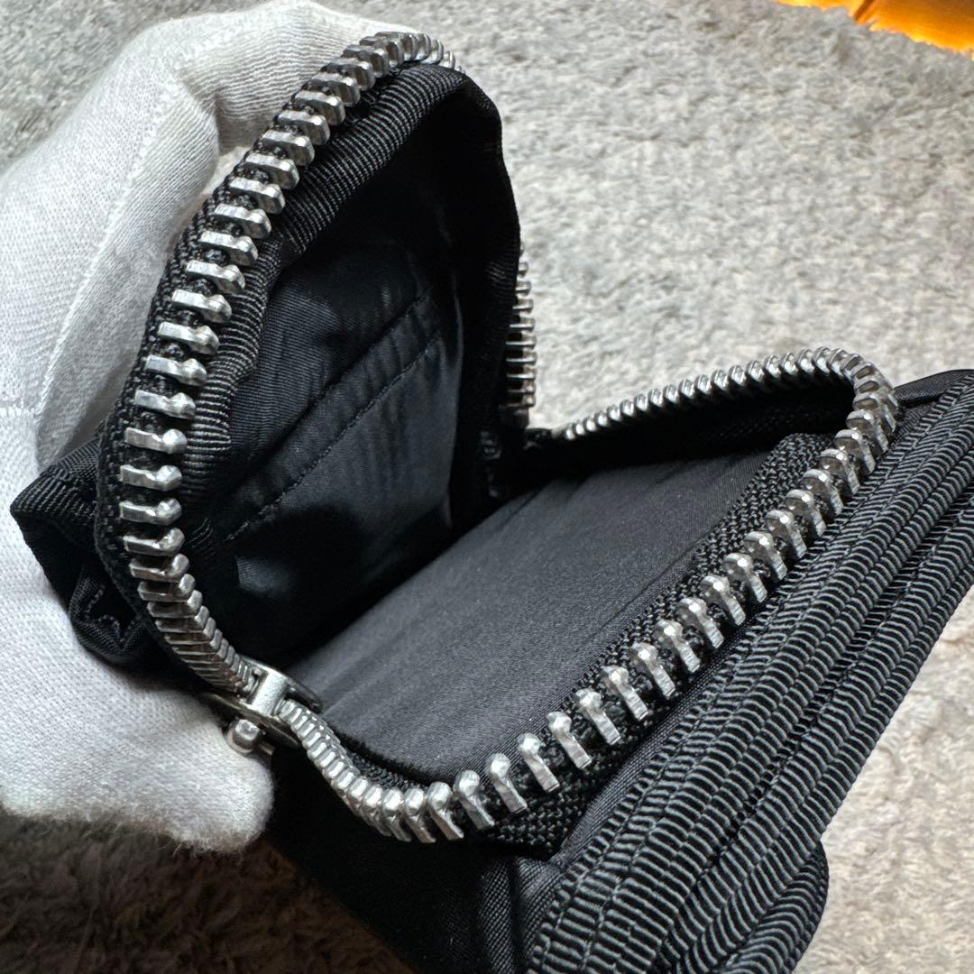 【美品】sacai × PORTER スマホケース マルチケース ブラック