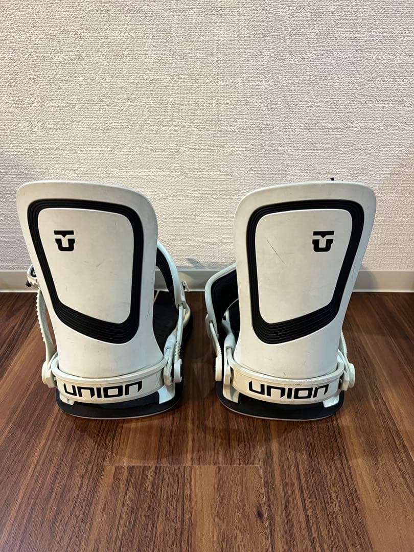 UNION ultraスノーボード ビンディング ボーンホワイト　Mサイズ