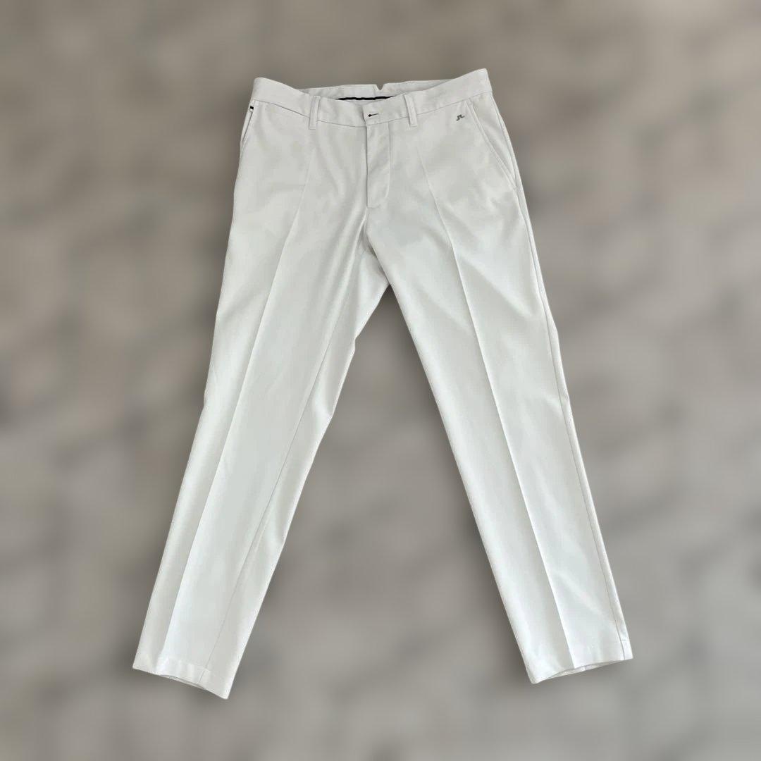 J.LINDEBERG ゴルフパンツ 31/34白 リンドバーグ夏用 - メルカリ