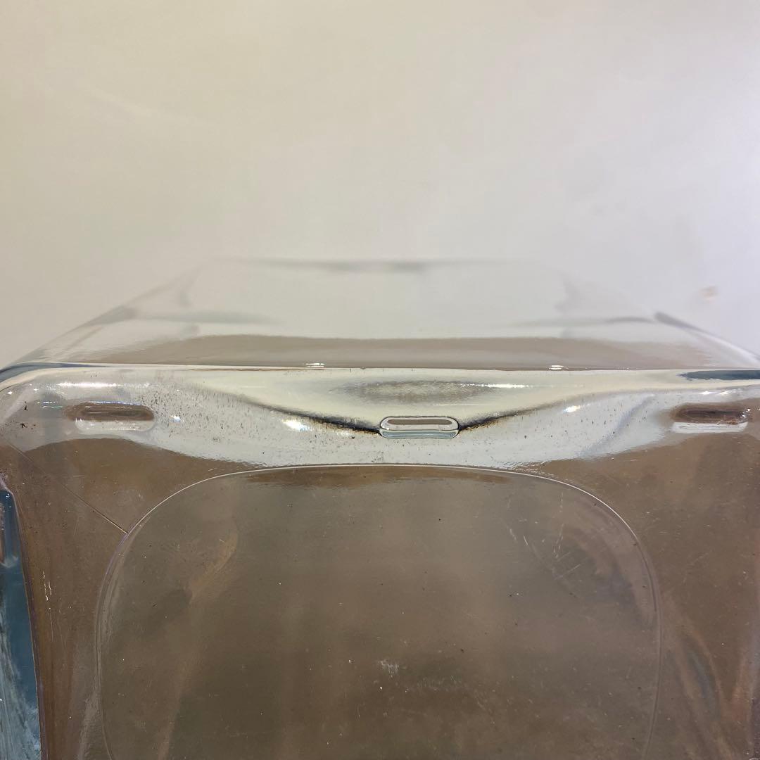 古いガラスのうつわ と 三つ脚金属器 二点セット 古道具