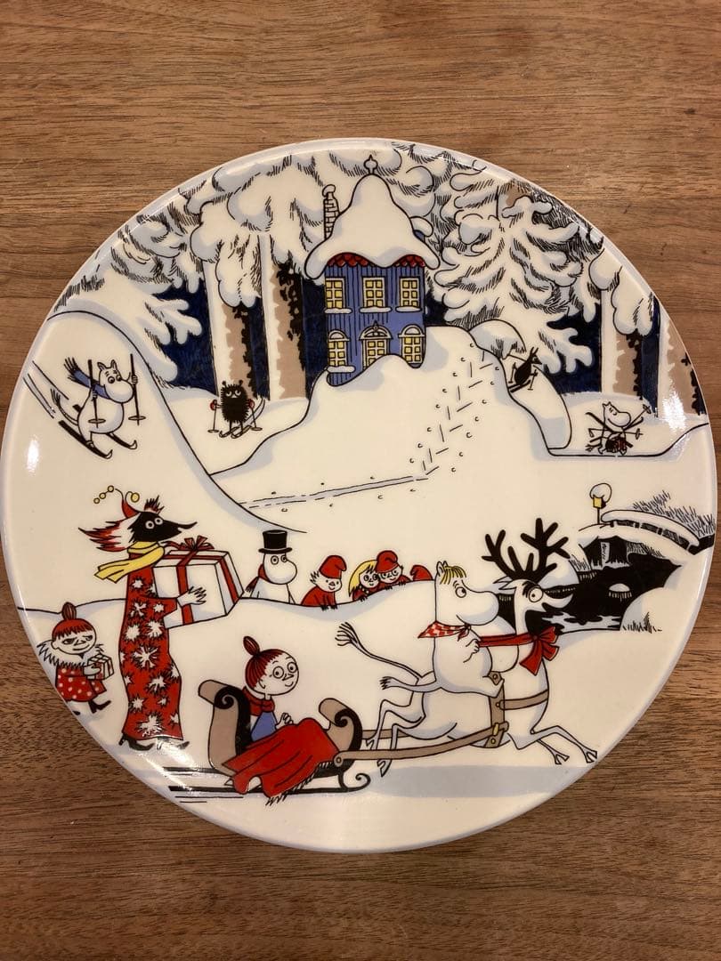 ARABIA アラビア ムーミン クリスマスプレート 飾り皿 絵皿 MOOMIN