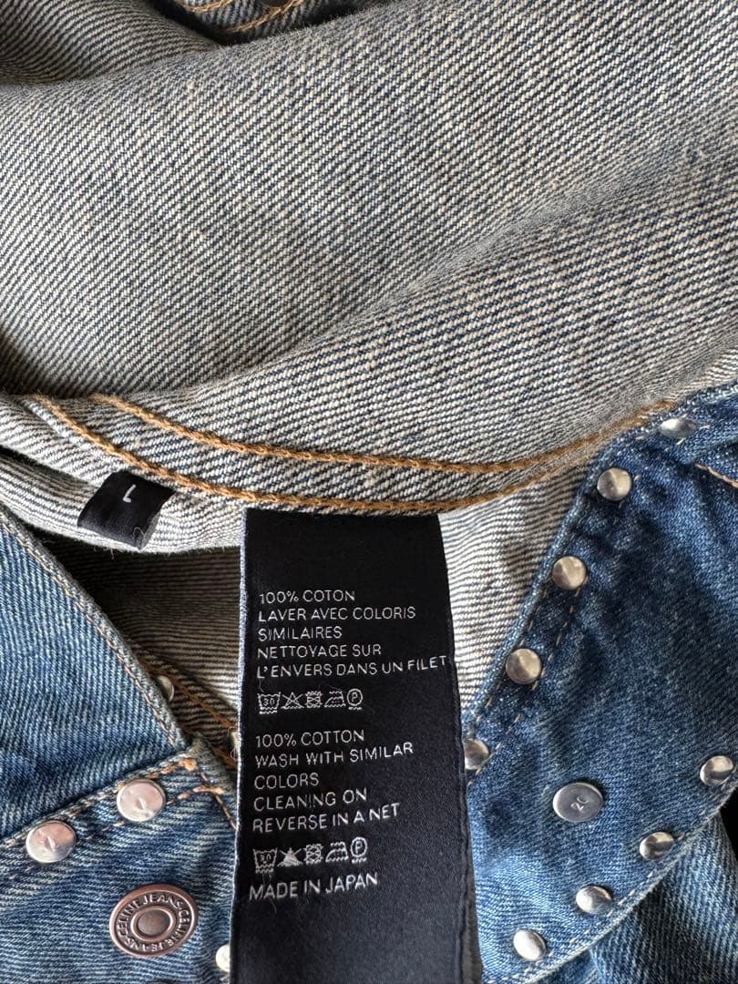 Celine スタッズ付きデニムジャケット