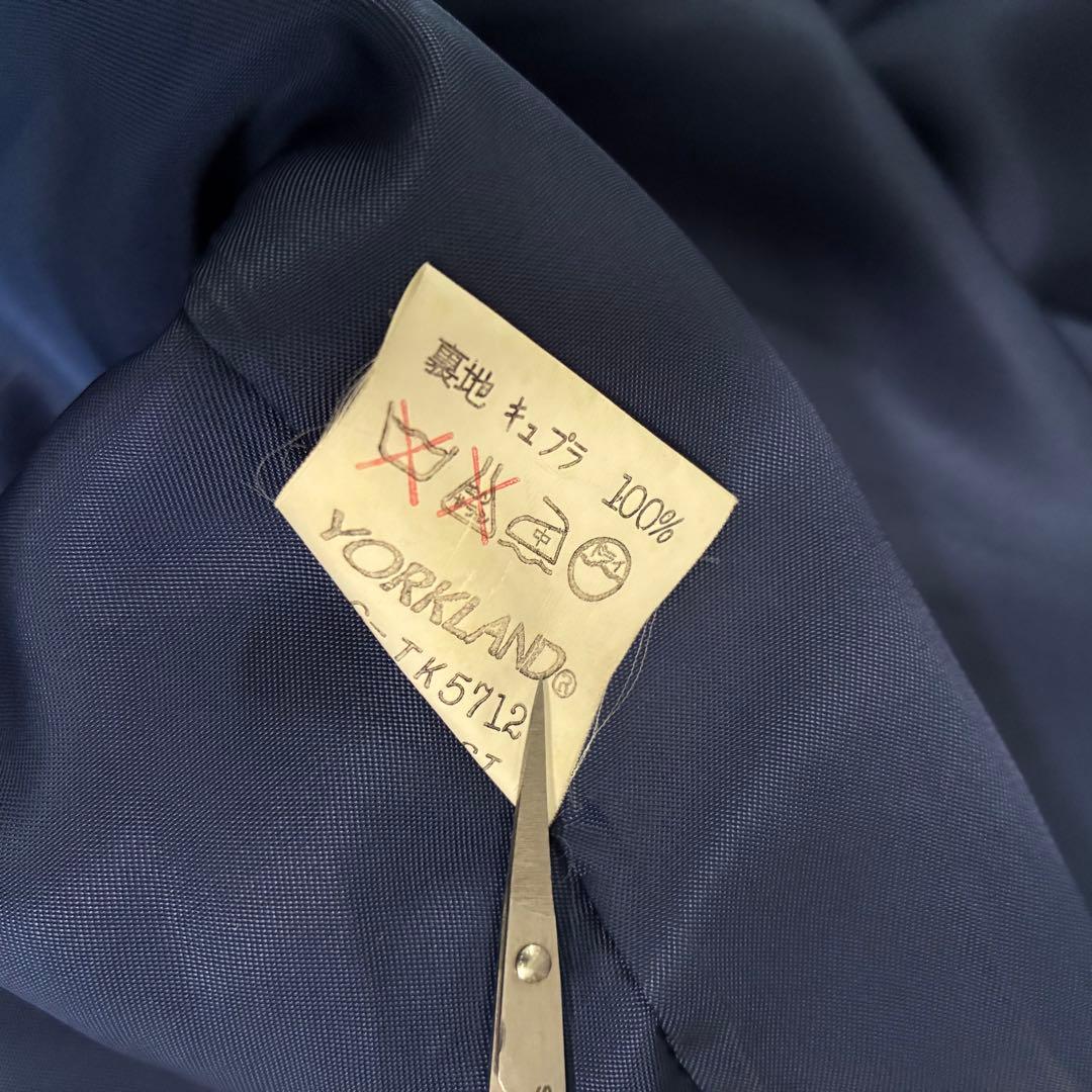 希少✨YORKLAND タータンチェック ロングコート ウール100%