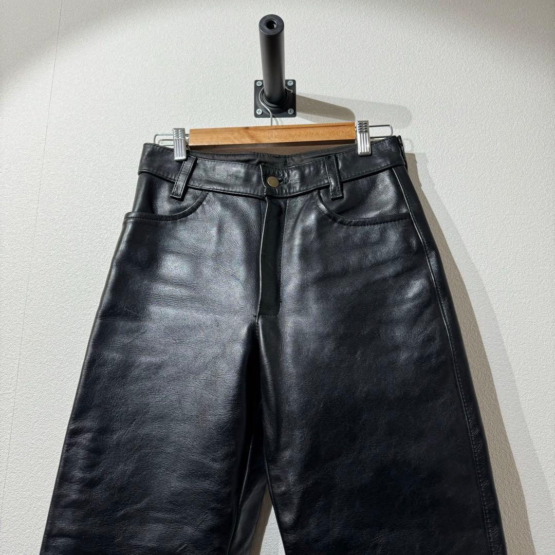 希少 米国製 VANSON レザーパンツ 黒 W29 本革 - メルカリ