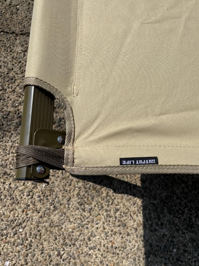 アウトプットライフ コット 2セット　コット キャンプベッド　簡単　楽ちん