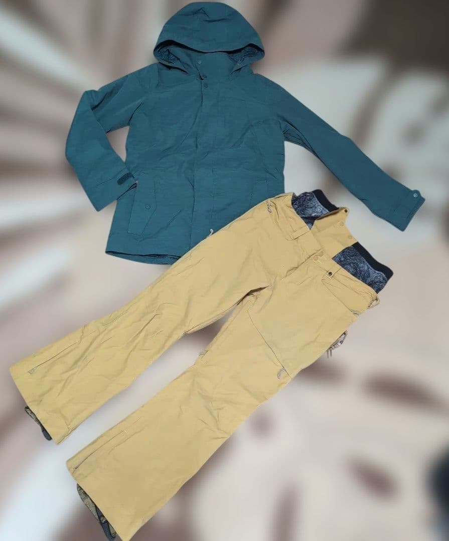 バートンBURTONスノーボードウェア上下セットレディースL