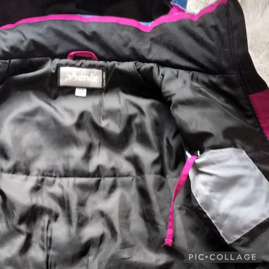 美品 Phenixスキーウェア 女の子 上下 150 140 雪結晶☆水色ピンク