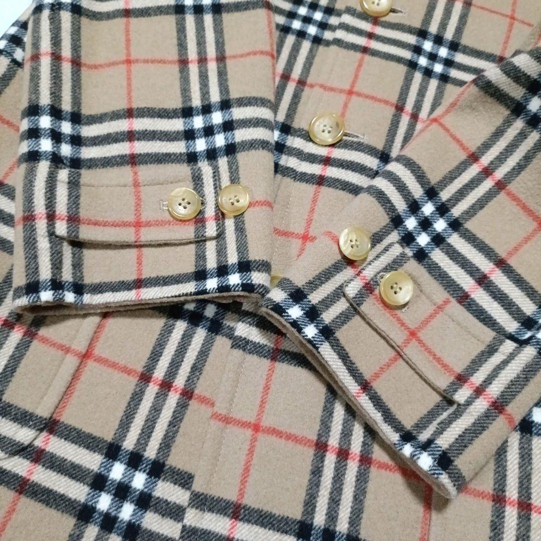 Anybuy公式アカウント1号機　バーバリー　ウールコート　リバーシブル