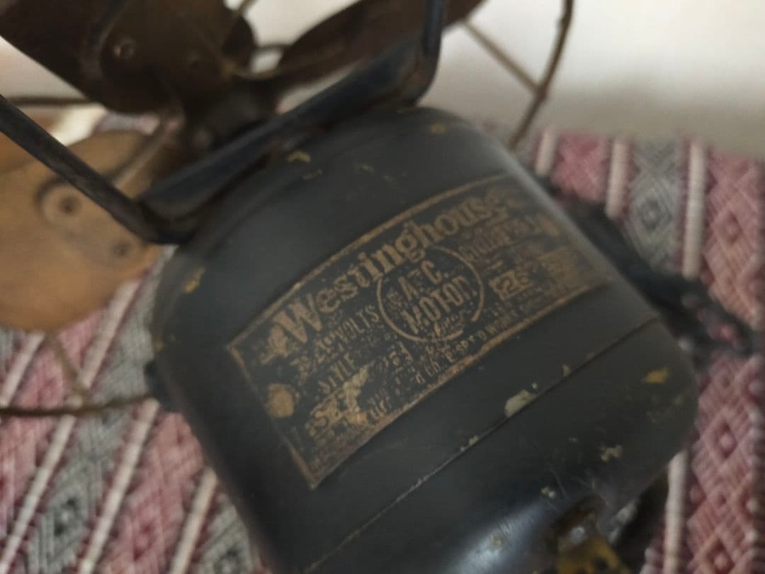 Westinghouse　ウエスティングハウス　小型ヴィンテージ扇風機