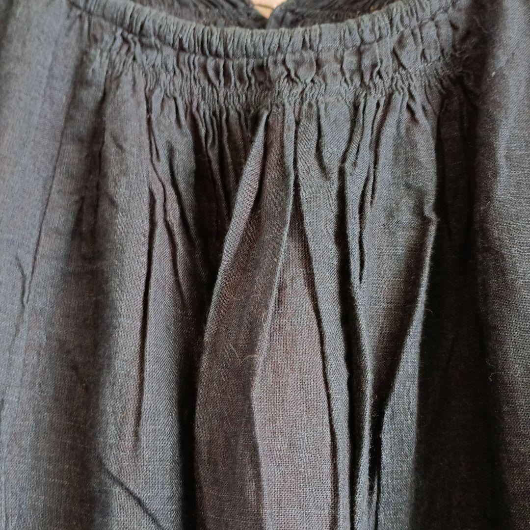 45rpmネイビー 長袖 ワンピース