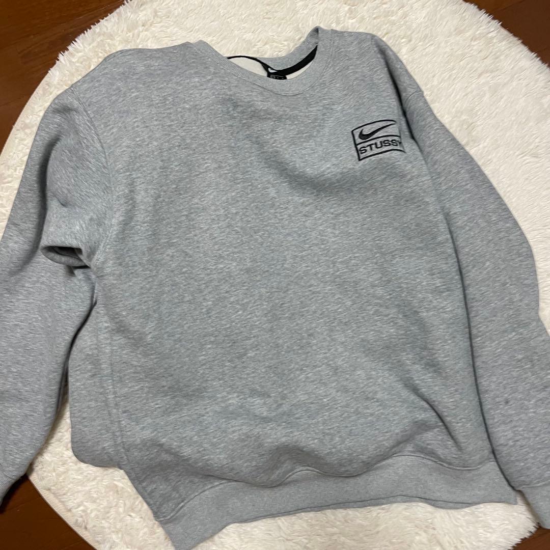 Nike×stussy グレー スウェット セットアップ