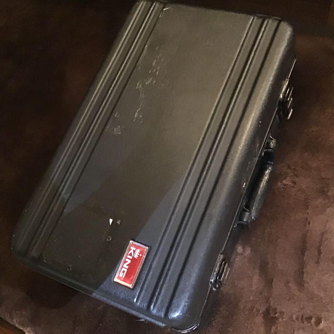 f)KING 603 コルネット キング　ピストン、抜き差し管動作良好