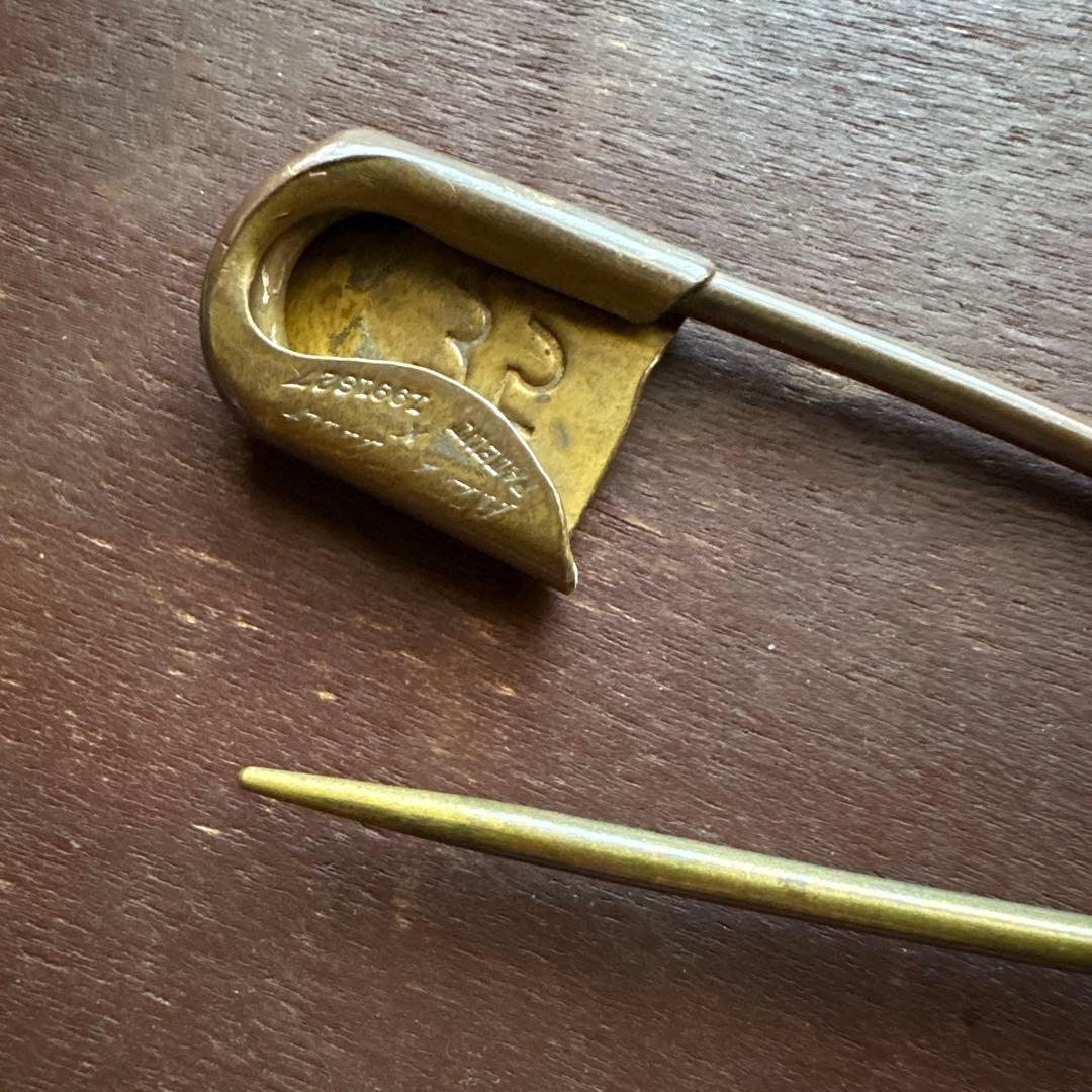 スケルトンキー／ランドリーピン／アンティーク／USA