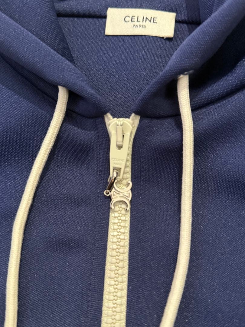 CELINE ネイビー フード付きジャージ 上下セット - メルカリ