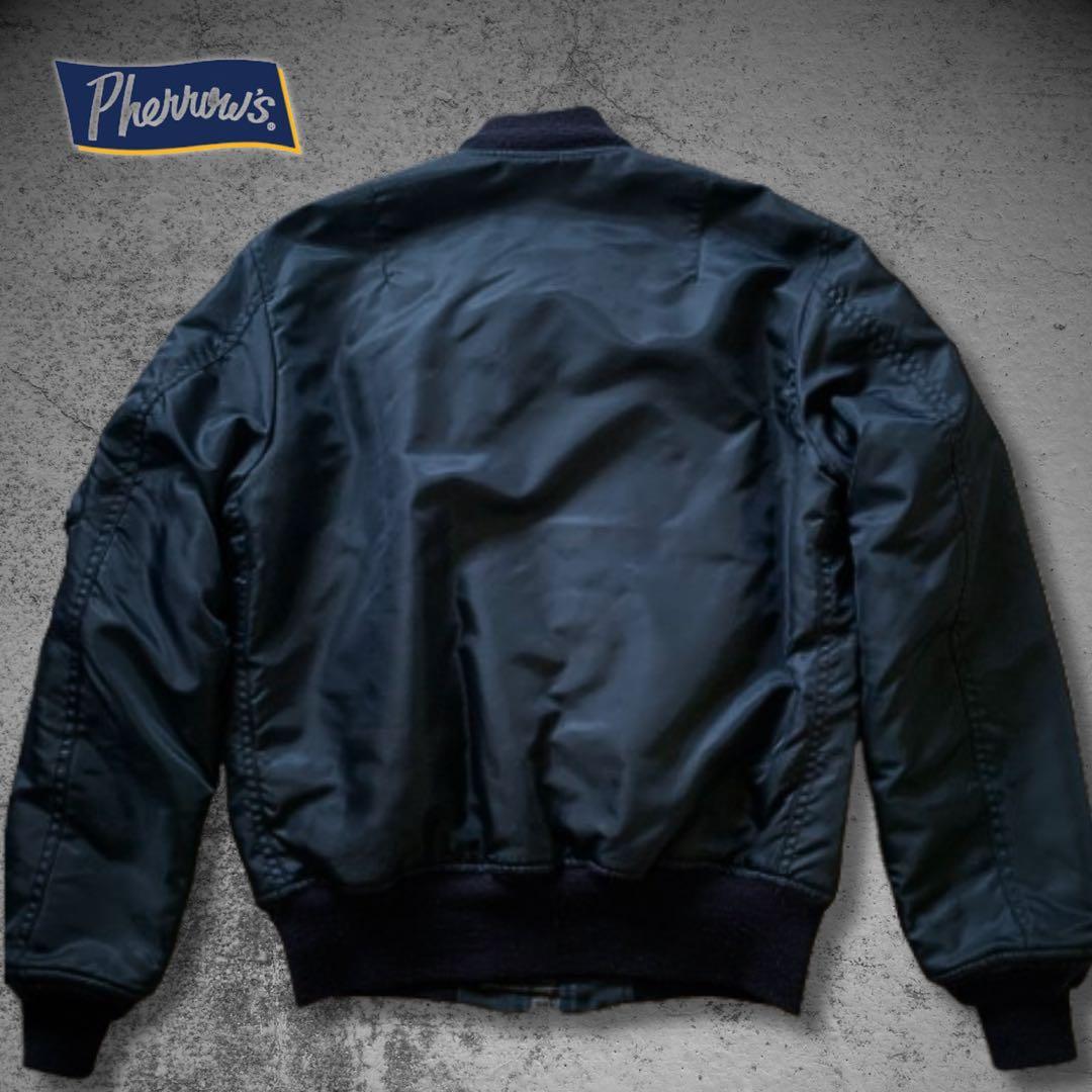 『光沢感◎』Pherrow's(フェローズ) MA-1 フライトジャケット