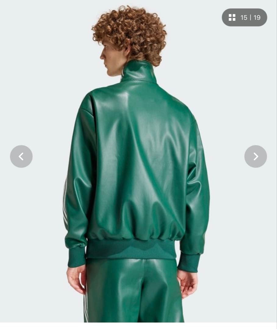 アディダストラックジャケット　スーツパンツ　フェイクレザー　２XL セットアップ