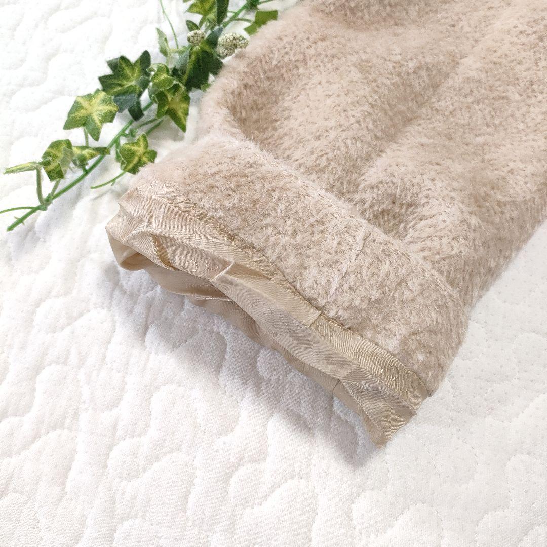 美品✨EPOCA　アルパカ＆ウール　ビッグカラーロングコート　ベージュ　40