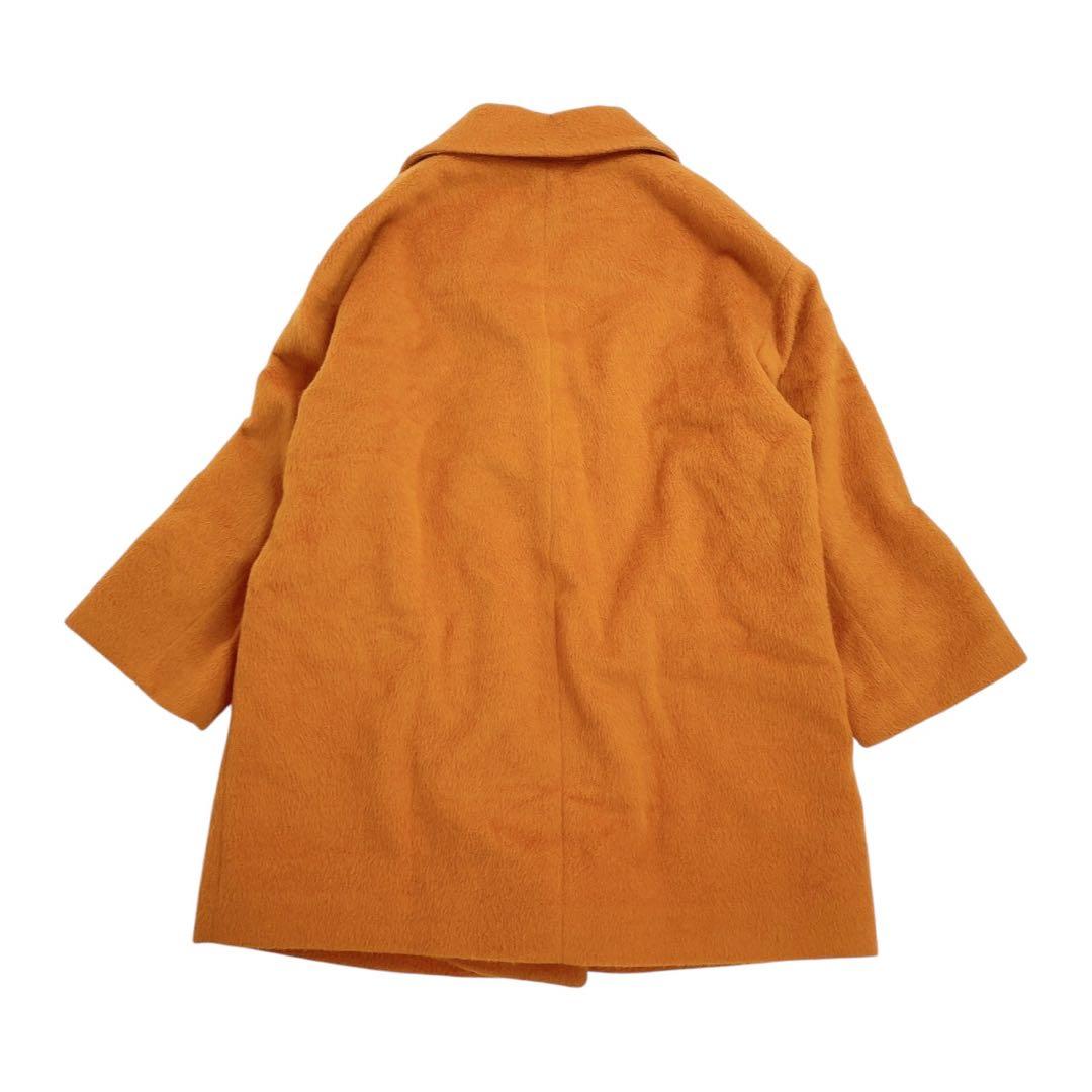 10T242☆UNITED ARROWS シャギー ハーフコート アウター 秋冬