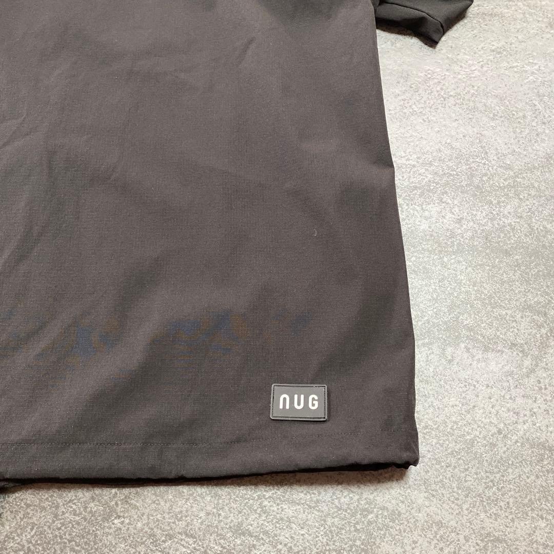 【新品未使用】ナノユニバース ゴルフ 撥水 ナイロンリップ フード ブルゾン L