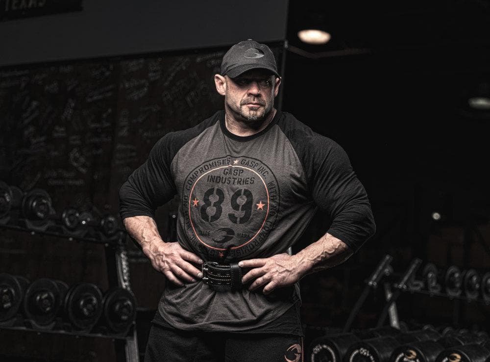 BETTER BODIES トレーニングベルト なめし革 Mサイズ 黒 GASP