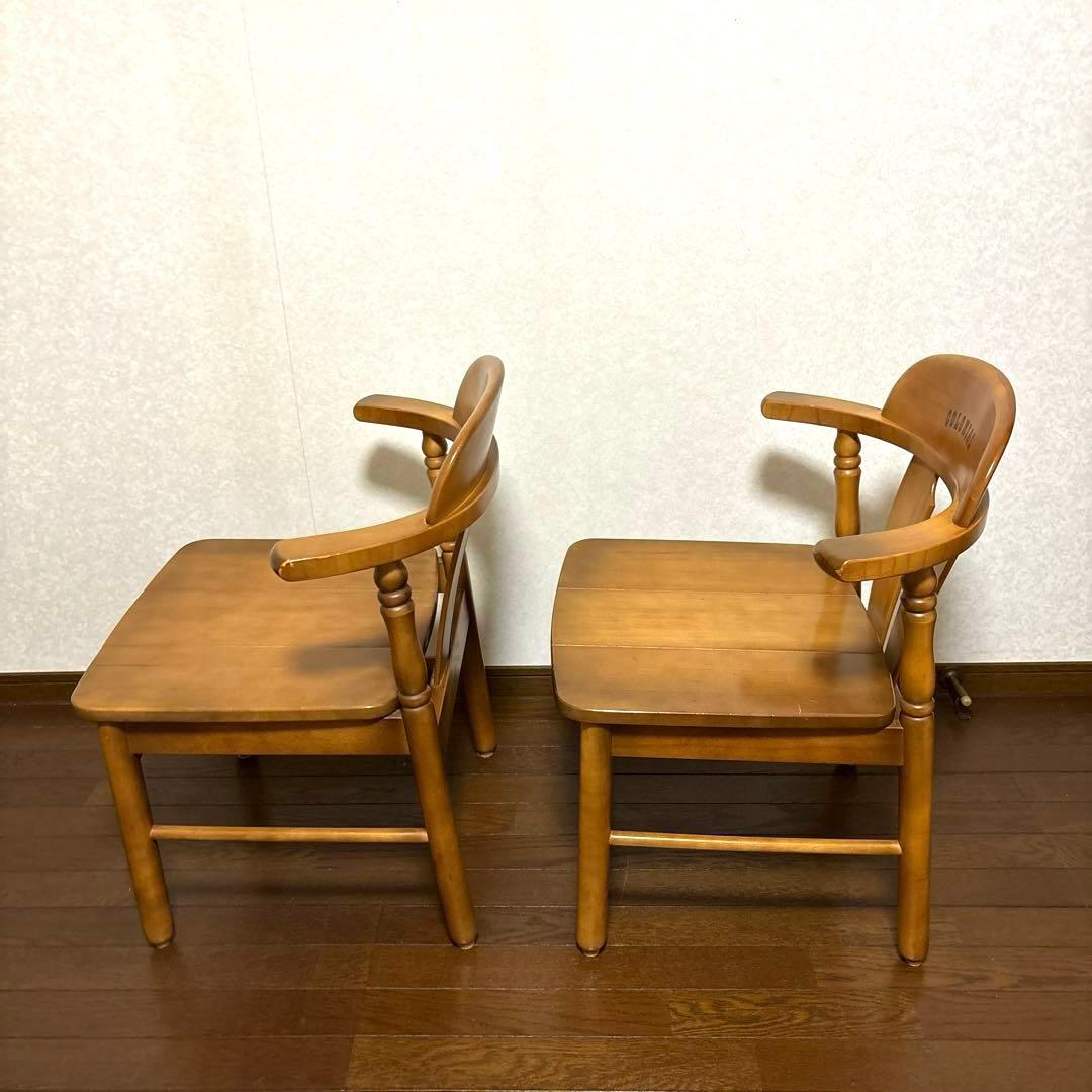 【良品】karimoku コロニアル ダイニングチェア ２脚セット