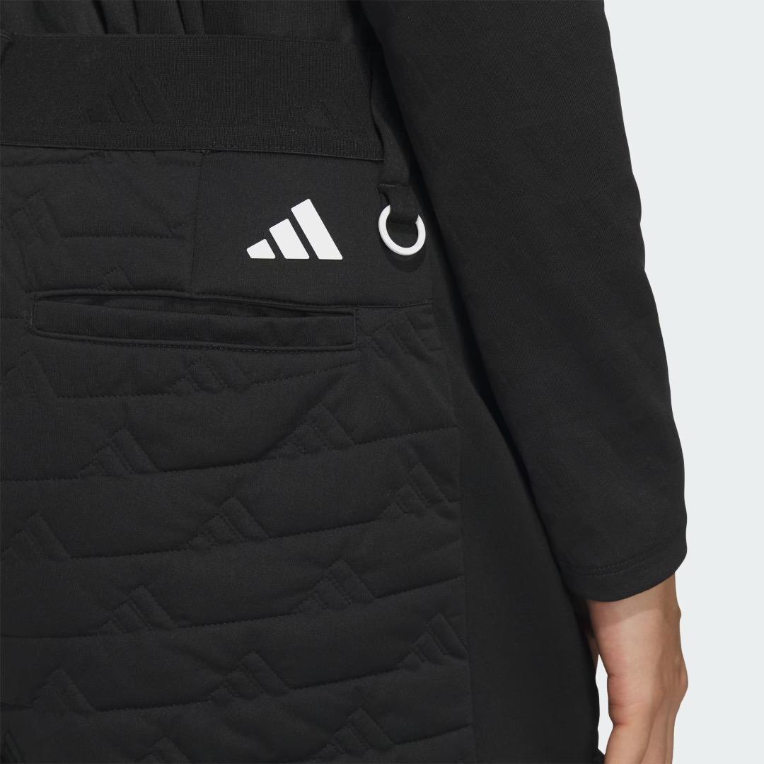 【XL/L】秋冬 定価34,100円 アディダスゴルフ 中綿キルト セットアップ