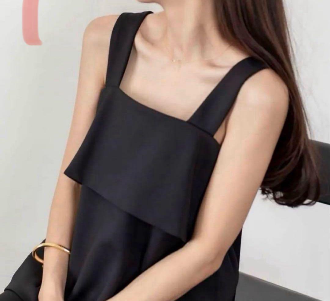 carla カーラ　ビラク　チューブトップス　黒