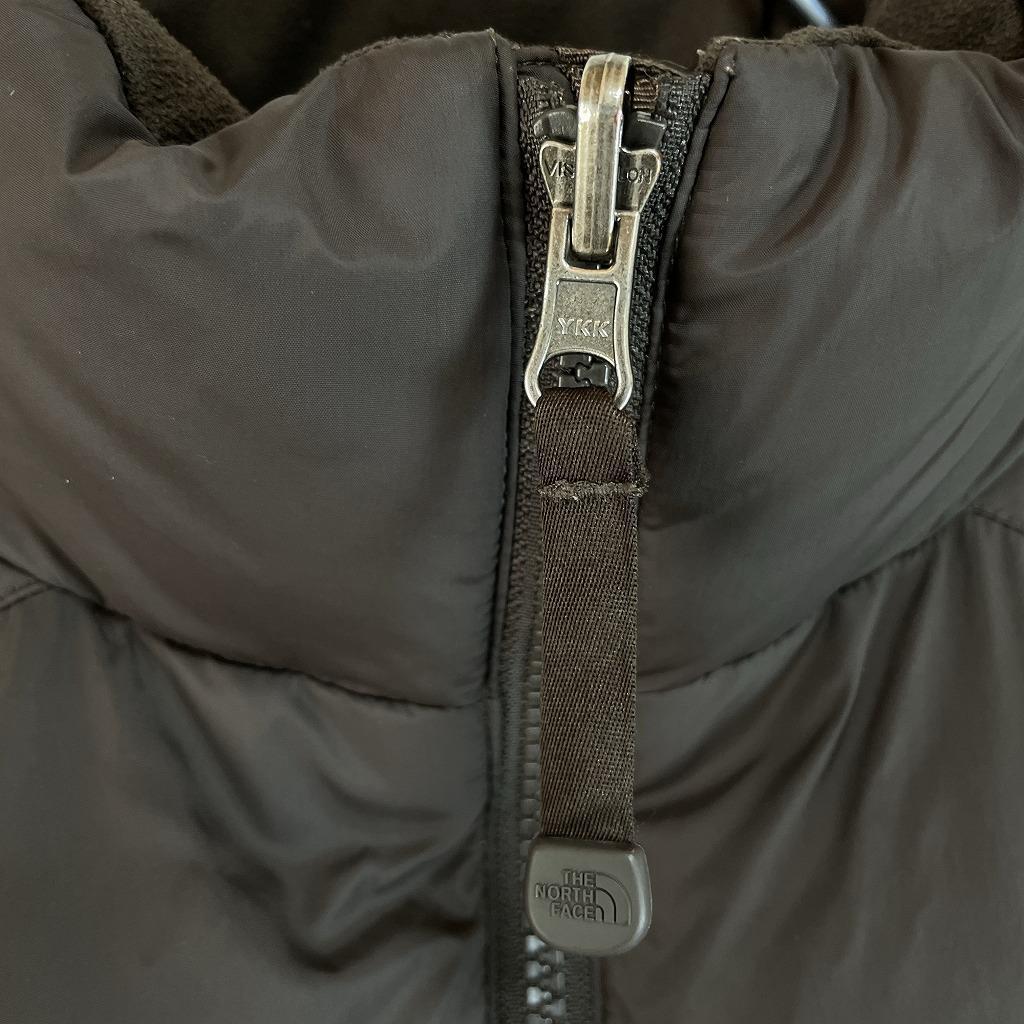 USA規格　ノースフェイス　ダウンジャケット　ダークブラウン　メンズL相当