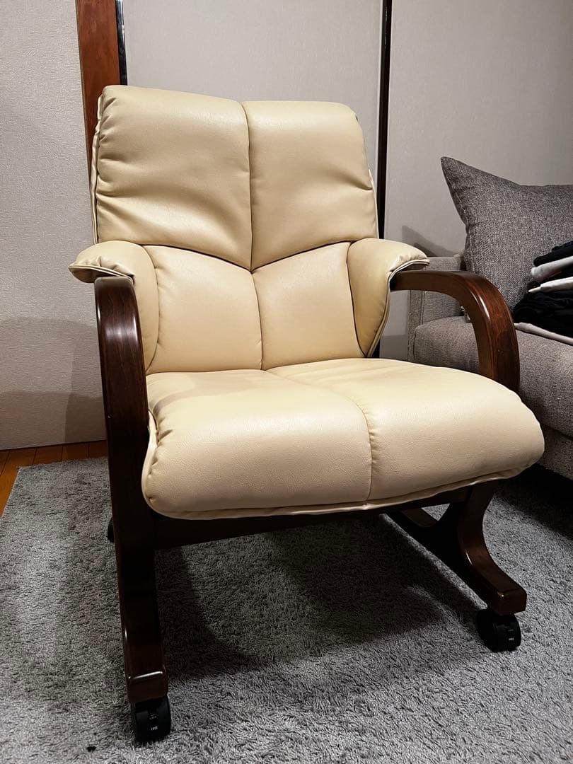 FUJI FURNITURE ダイニングチェア キャスター付き