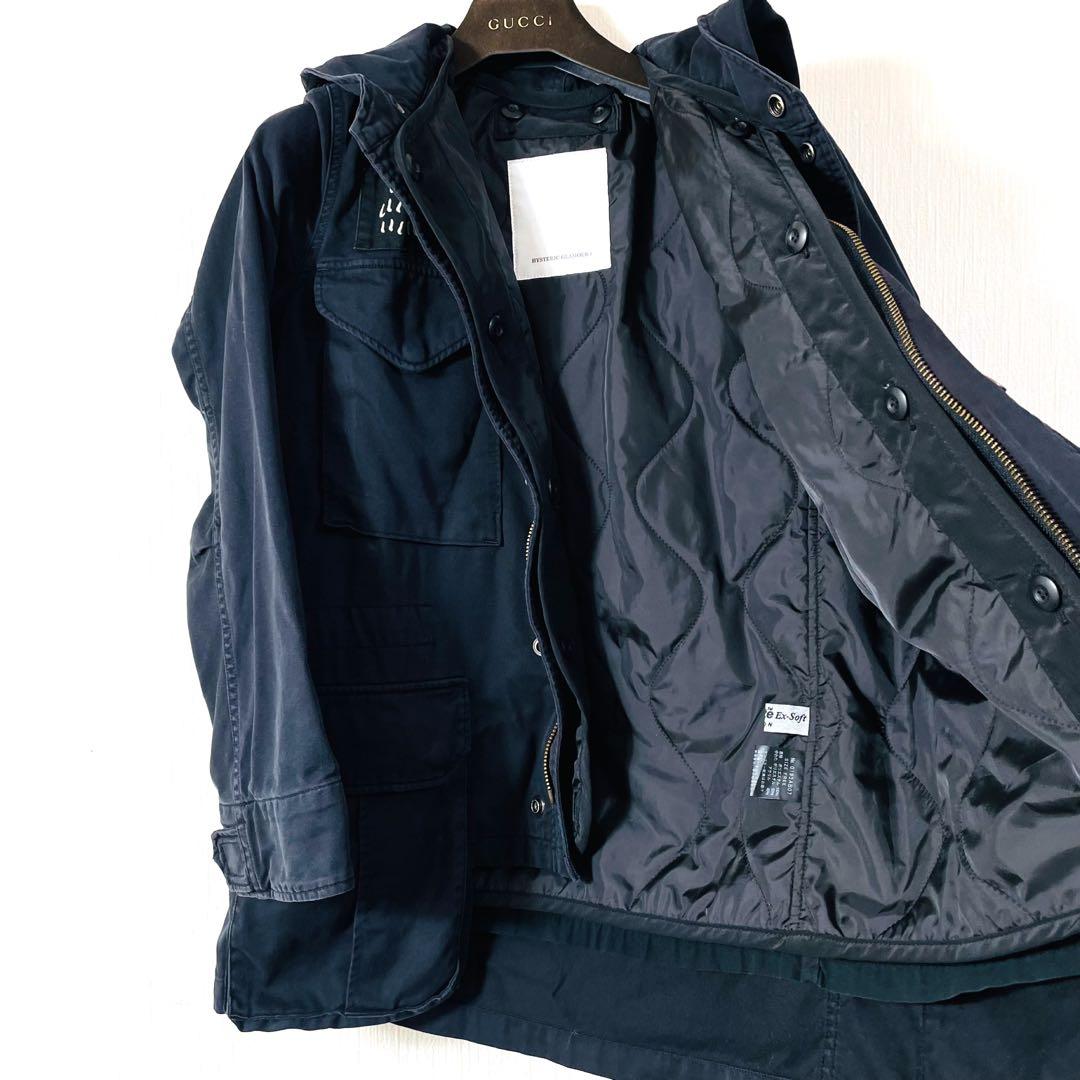 ꧁美 品꧂ ヒステリックグラマー ウッドストックコラボジャケット　M-65 黒