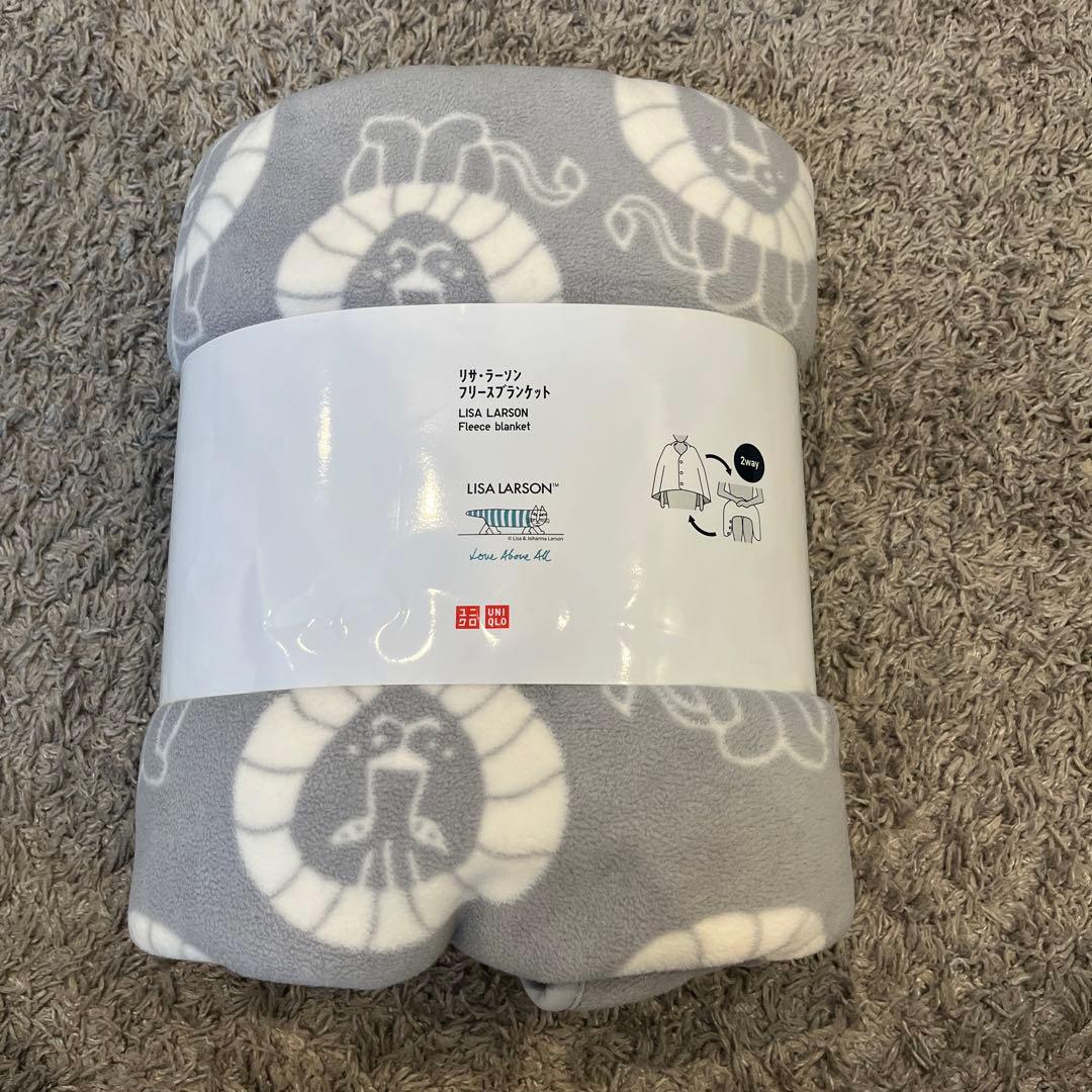 ユニクロ リサラーソン 2way フリースブランケット - メルカリ