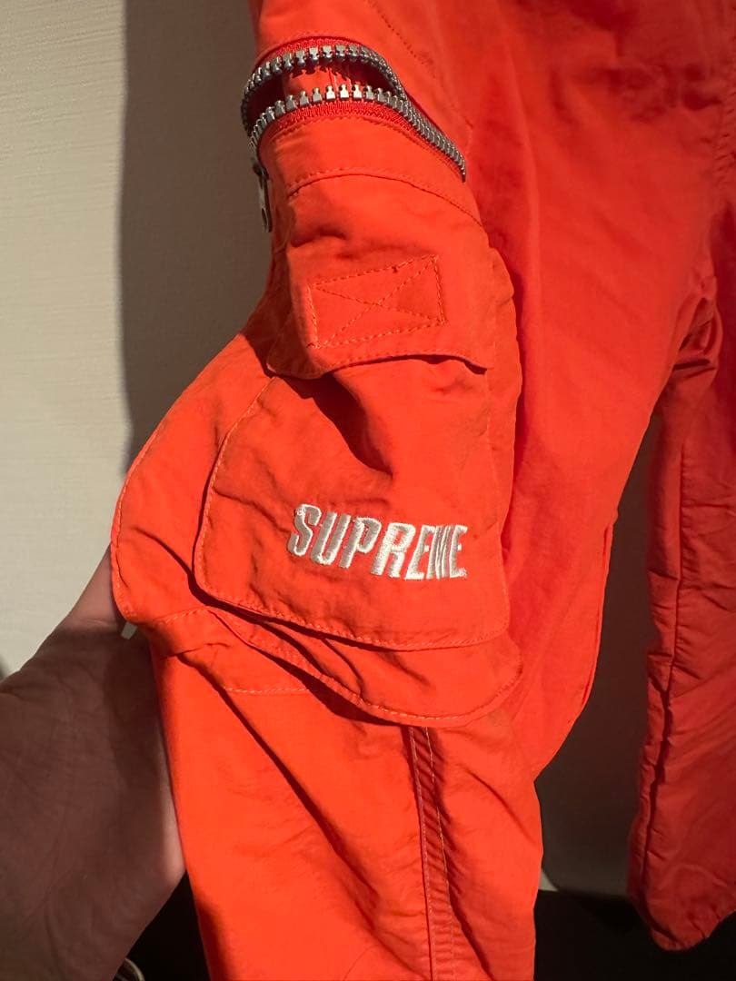SUPREME オレンジ カーゴパンツ