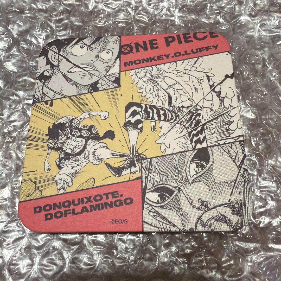 ワンピース アートコースター ジャンフェス ルフィ ドフラミンゴ