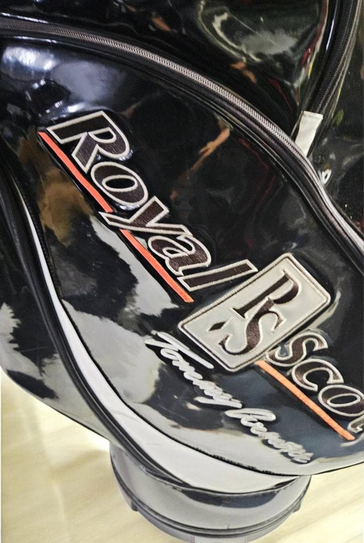 送料無料/美品 Armour　エナメル大型プロスタッフ用キャディバック